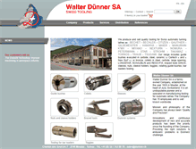 Tablet Screenshot of dunner.ch